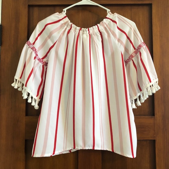 🌹Striped Top🌹 - Picture 3 of 4